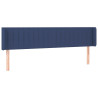 Cabecero de tela azul 183x16x78/88 cm 2