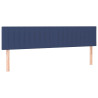 Cabeceros 2 unidades de tela azul 90x5x78/88 cm 2