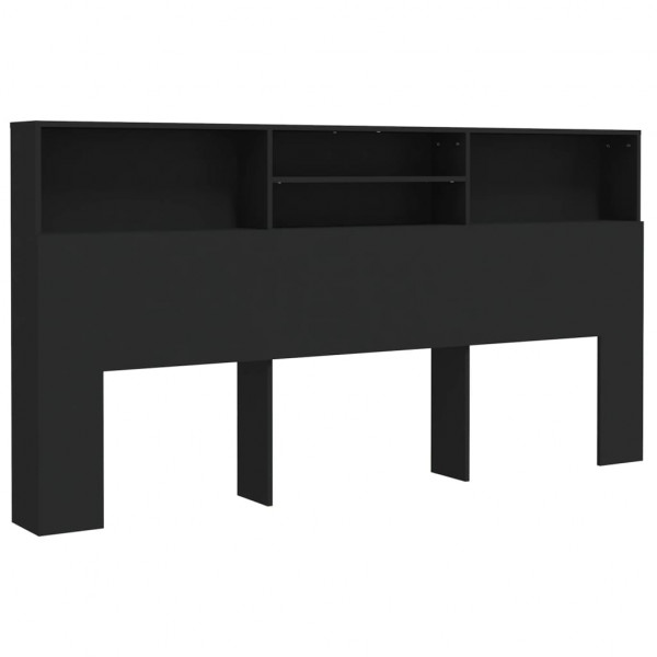 Armário de cabeceira 200x19x103.5 cm preto M 2