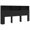 Mueble cabecero negro 200x19x103.5 cm 2