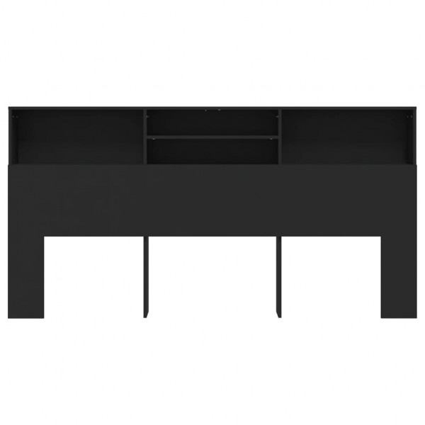Mueble cabecero negro 200x19x103.5 cm M 3