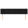 Cabeceira de cama c/ abas veludo 183x16x78/88 cm preto 3