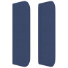 Cabecero de tela azul 183x16x78/88 cm 4