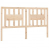 Cabecero madera maciza de pino 141x4x100 cm 2