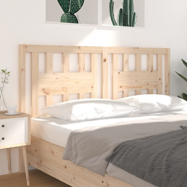 Cabecero madera maciza de pino 141x4x100 cm M 4