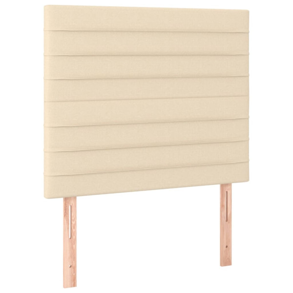 Cabeceros 2 unidades de tela color crema 90x5x78/88 cm M 2