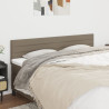Cabeceros 2 unidades de tela gris taupe 90x5x78/88 cm 1