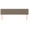Cabeceros 2 unidades de tela gris taupe 90x5x78/88 cm 3