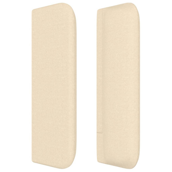 Cabecero de tela color crema 183x16x78/88 cm M 4
