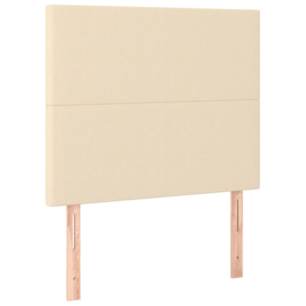 Cabeceros 2 unidades de tela color crema 90x5x78/88 cm M 2