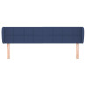 Cabecero de tela azul 183x23x78/88 cm 3