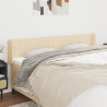 Cabecero de tela color crema 183x16x78/88 cm 1
