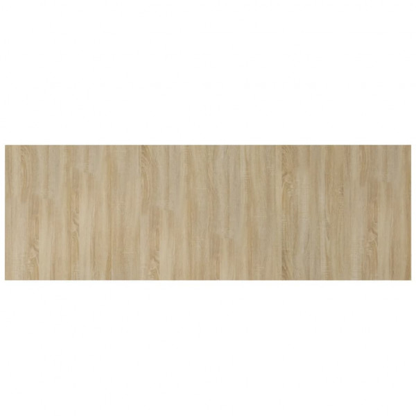 Cabeceira parede 240x1.5x80cm derivados madeira carvalho sonoma M 5