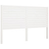 Cabeceira de cama 186x4x100 cm pinho maciço branco 2