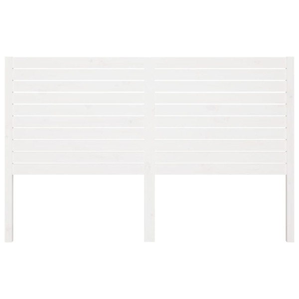 Cabeceira de cama 186x4x100 cm pinho maciço branco M 3