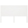Cabecero de cama madera maciza de pino blanco 186x4x100 cm 3