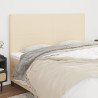 Cabeceros 4 unidades de tela color crema 80x5x78/88 cm 1