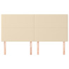 Cabeceros 4 unidades de tela color crema 80x5x78/88 cm 3