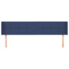Cabecero de tela azul 203x16x78/88 cm 3