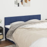 Cabeceira de cama 2 pcs tecido 100x5x78/88 cm azul 1