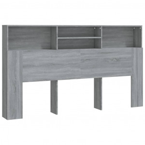 Mueble cabecero gris Sonoma 180x19x103.5 cm H