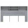 Mueble cabecero gris Sonoma 180x19x103.5 cm 3