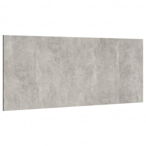 Cabecero de cama madera contrachapada gris 200x1.5x80 cm H