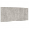 Cabecero de cama madera contrachapada gris 200x1.5x80 cm 2