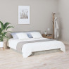 Cabecero de cama madera contrachapada gris 200x1.5x80 cm 3