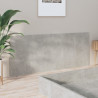 Cabecero de cama madera contrachapada gris 200x1.5x80 cm 4