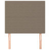 Cabeceros 2 unidades tela gris taupe 80x5x78/88 cm 3