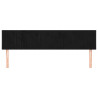 Cabeceros 2 unidades de terciopelo negro 80x5x78/88 cm 3