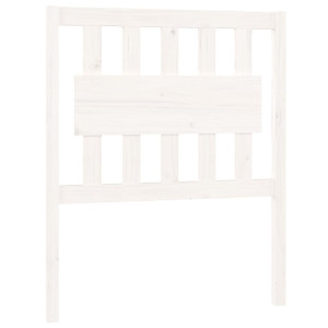 Cabecero de cama madera maciza de pino blanco 80.5x4x100 cm H