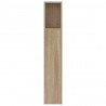 Mueble cabecero color roble Sonoma 160x18.5x104.5 cm 5