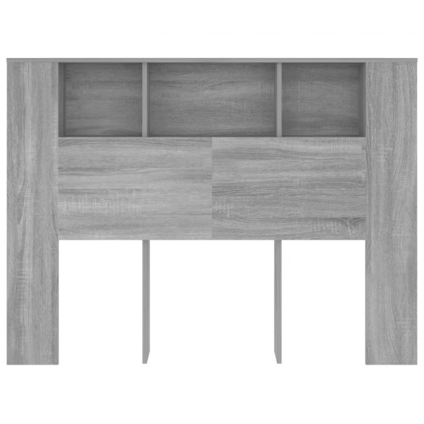Mueble cabecero color gris Sonoma 140x18.5x104.5 cm M 2