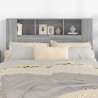 Mueble cabecero color gris Sonoma 140x18.5x104.5 cm 5