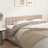Cabeceros 2 unidades cuero sintético capuchino 90x5x78/88 cm 1