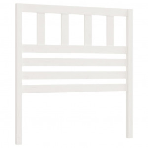 Cabecero de cama madera maciza de pino blanco 81x4x100 cm H