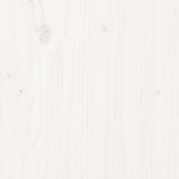 Cabecero de cama madera maciza de pino blanco 81x4x100 cm M 5