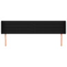 Cabecero de tela negro 183x16x78/88 cm 3