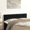 Cabeceira de cama 2 pcs veludo 72x7x78/88 cm preto 1