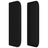 Cabeceira de cama c/ abas tecido 163x16x78/88 cm preto 4