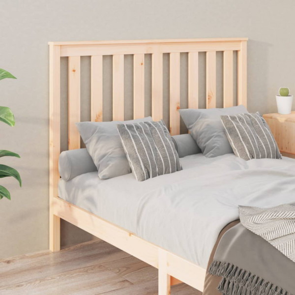 Cabecero de cama madera maciza de pino 141x6x101 cm M 4