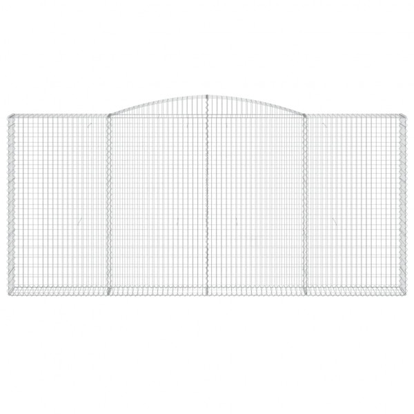 Cesta gaviones forma arco hierro galvanizado 400x30x180/200 cm M 3