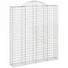 Cesto gabião arqueado 200x30x220/240 cm ferro galvanizado 2