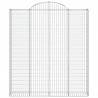 Cesto gabião arqueado 200x30x220/240 cm ferro galvanizado 3