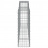 Cesta gaviones forma arco hierro galvanizado 400x50x140/160 cm 4