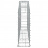 Cesto gabião arqueado 200x30x80/100 cm ferro galvanizado 4
