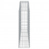 Cesto gabião arqueado 200x30x100/120 cm ferro galvanizado 4