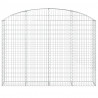 Cesto gabião arqueado 200x30x140/160 cm ferro galvanizado 3